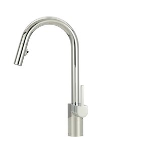 Robinet de cuisine à col-de-cygne Align de MOEN avec système Reflex, chrome poli