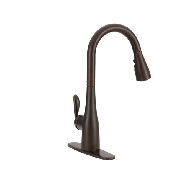 MOEN Arbor Oil-Rubbed Bronze Smart Touchless 1-Handle High-Arc Pull-Down Kitchen Faucet w/ Voice Control and MotionSense