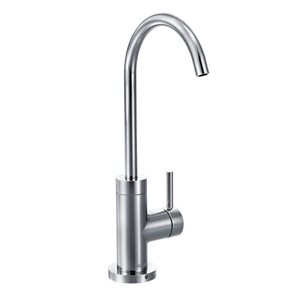 Robinet de boisson moderne Sip de MOEN de cuisine avec système de filtration optionnel, chrome brillant