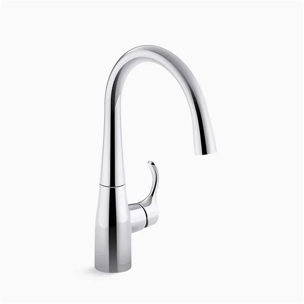 KOHLER Co. Simplice Polished Chrome Single-Handle Bar Sink Faucet