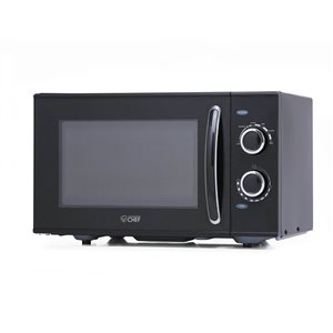 Commercial CHEF 0.9-ft³ Counter Top Microwave - Black
