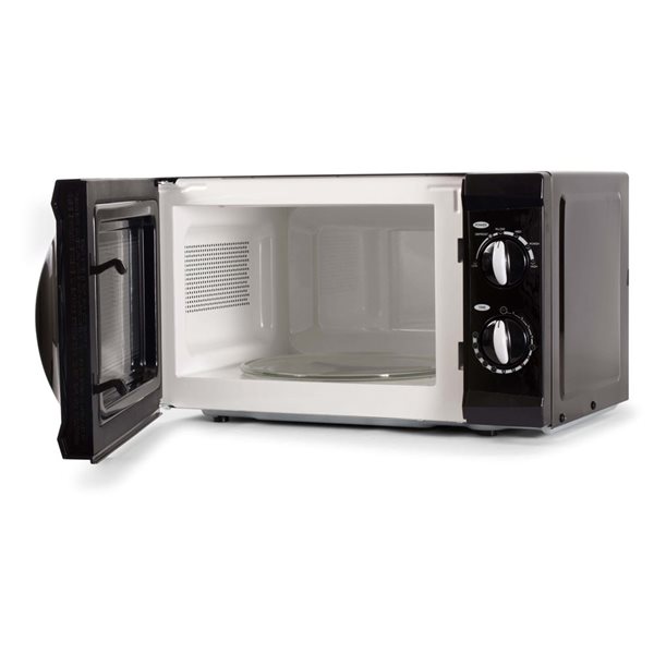 Commercial CHEF 0.6-ft³ Compact Microwave with 6 Power Levels and Grip Handle - Black