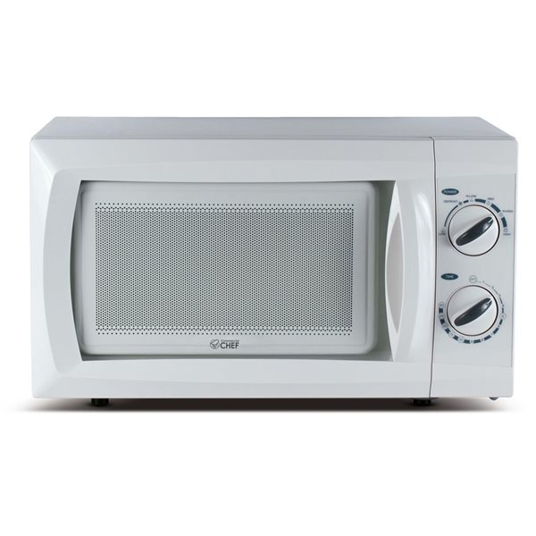 Commercial CHEF 17.8-in 0.6-ft³ 600 W White Countertop Microwave