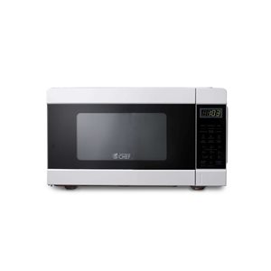 Commercial CHEF 0.9-ft³ Countertop Microwave with 10 Power Levels and Push Button - White