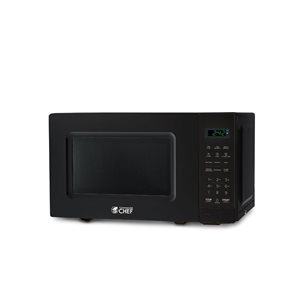 Commercial CHEF 17.3-in 0.7-ft³ 700 W Countertop Microwave - Black