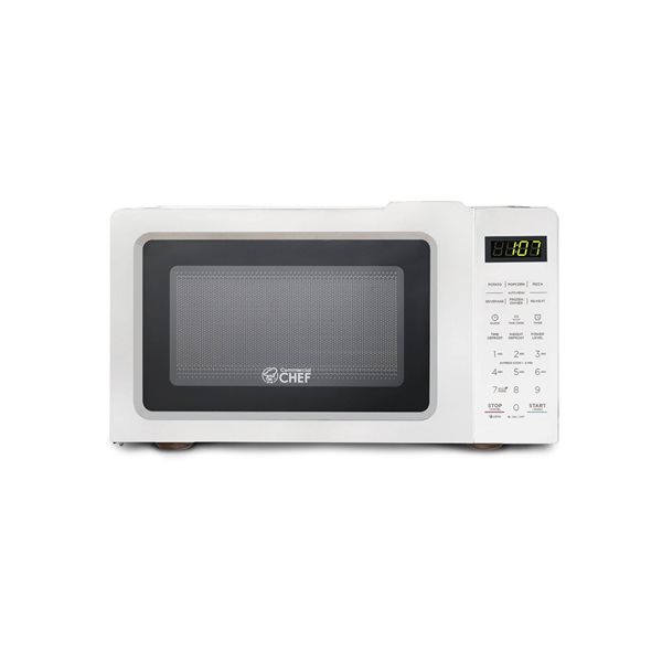 Micro-ondes de comptoir Commercial CHEF 0,7 pi³, blanc