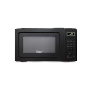 Commercial CHEF 0.7-ft³ Countertop Microwave with 10 Power Levels - Black