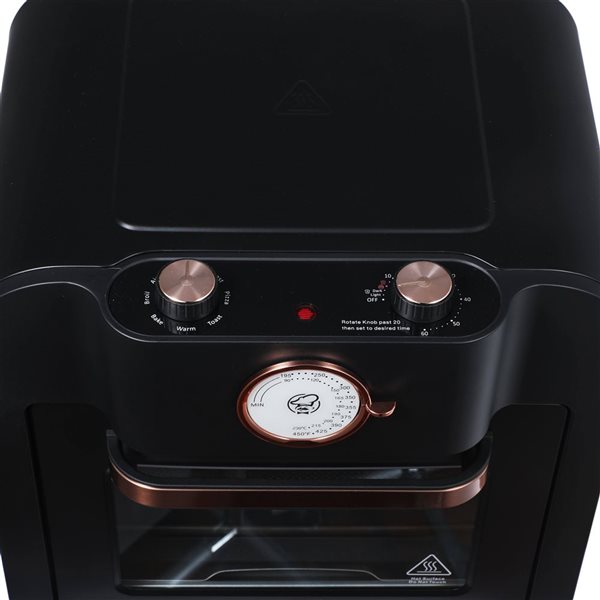 Commercial CHEF 1500 W Multi-Level Air Fryer Multifonctional Countertop Oven - Black