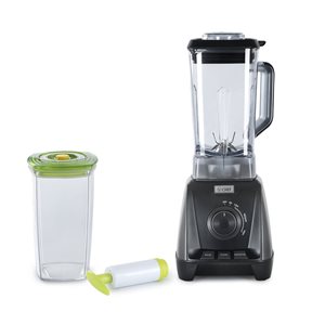 Commercial CHEF 1200-Watt Black High Power Blender, 50.7 oz