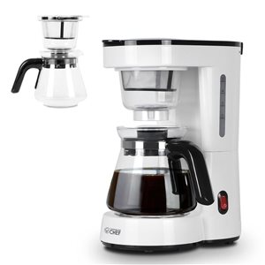 Commercial CHEF 5-Cup Drip Coffee Maker with Pour Over Filter