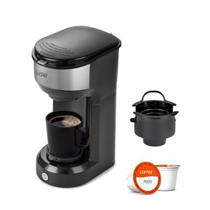 Machine à café à dosettes Commercial CHEF à portion individuelle avec réservoir d’eau de 13 oz