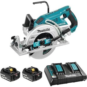 Scie circulaire sans balais Makita 36V (18Vx2) LXT 7-1/4 po, 5,0 Ah