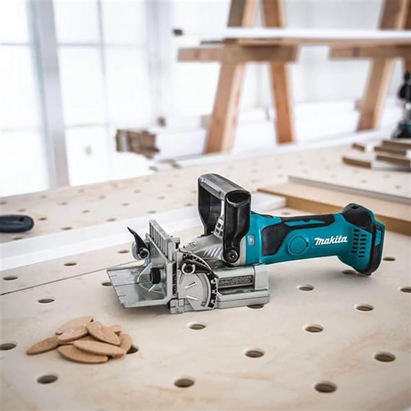 Fraiseuse à lamelles Makita 18 V LXT, outil uniquement