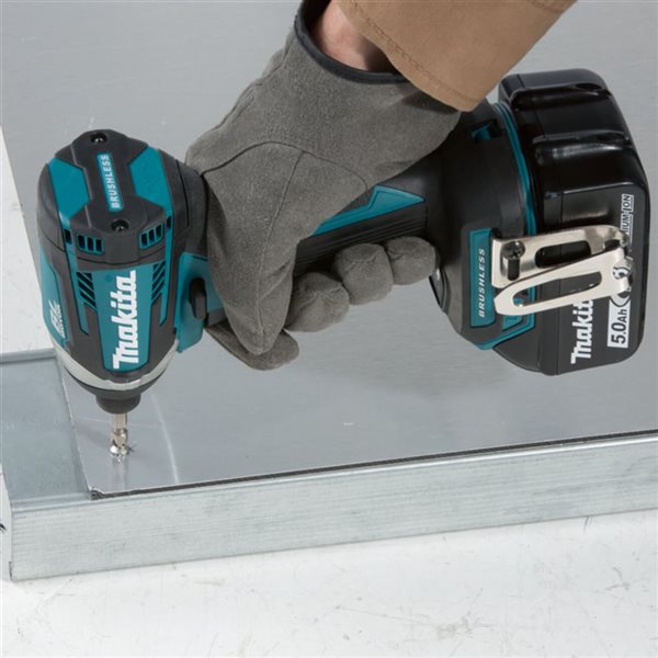 Tournevis à percussion Makita 18 V LXT sans balais 1/4 po, outil uniquement