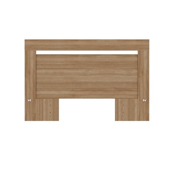Nexera Malibu 65.5 W x 43-in H Brown Oak Full-Size Modern Headboard
