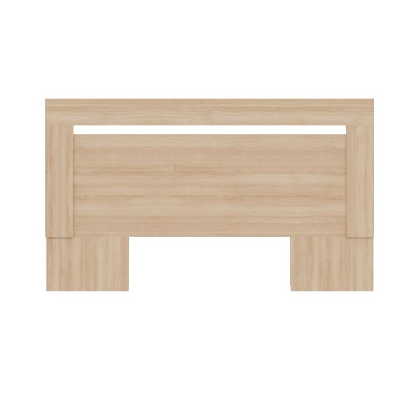 Nexera Malibu 74.25 W x 42.75-in H Natural Blonde Oak Queen-Size Modern Headboard