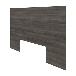 Nexera James 71.25 W x 42-in H Grey Oak Queen-Size Simple Headboard