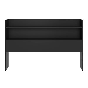 Nexera Hunter 61.25 W x 40-in H Black Queen-Size Headboard w/ Storage