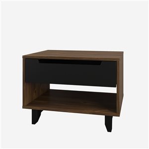 Nexera Liberia 3-Piece Truffle and Black Rustic Queen Bedroom Set