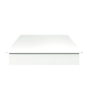 Lit plateforme Valere de Nexera blanc, grand lit