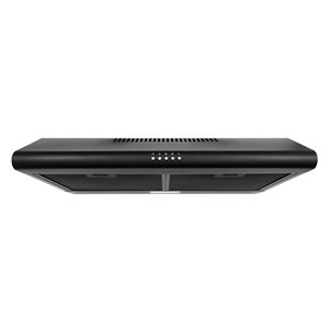 Cosmo 20 D x 30-in W 100 CFM Convertible Duct Matte Black Under Cabinet Range Hood