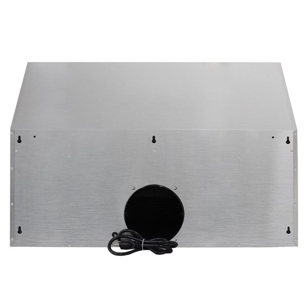 Cosmo 30-in W 380 CFM Ductless Stainless Steel Under Cabinet Range Hood w/ Electronic Controls