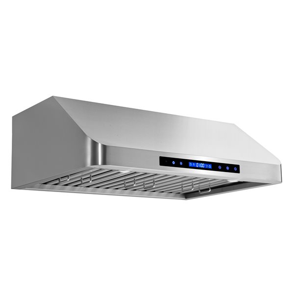 Cosmo 30-in 500 CFM Haven Collection Ducted Under Cabinet Range Hood w/ Touch Controls and LED Lights - Stainless Steel