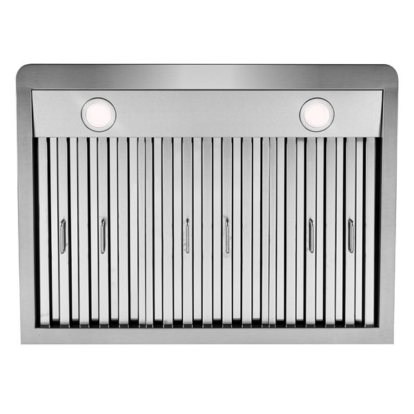 Cosmo 30-in 500 CFM Haven Collection Ducted Under Cabinet Range Hood w/ Touch Controls and LED Lights - Stainless Steel