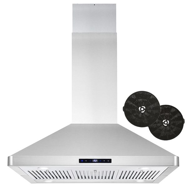 Cosmo 30 In. Lumin Collection 6.1 Cu. Ft. Gas Range With 5 Burners, Convection Oven, Self Clean, Air Fry In Stainless Steel COS-GRC305KTD - The Home Depot
