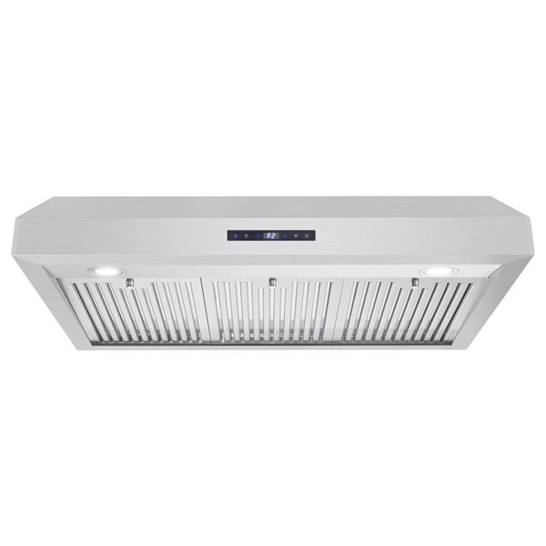 Cosmo 10 H x 36-in W 380 CFM Ducted Stainless Steel Under Cabinet Range Hood