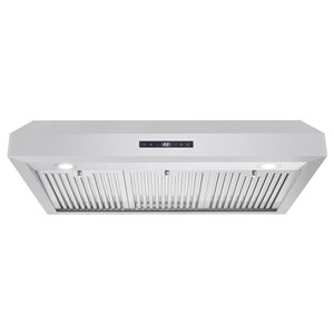 Cosmo 10 H x 36-in W 380 CFM Ducted Stainless Steel Under Cabinet Range Hood