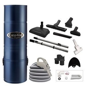 Cana-Vac 690 Ultra 700 AW Central Vacuum with Electric Attachment Kit 110 V