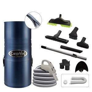 Cana-Vac 490 Ultra 600 AW Central Vacuum with Air Attachment Kit 24 V