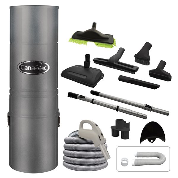 Cana-Vac 70 Ultra 706 AW Central Vacuum with Electric Attachment Kit 110 V