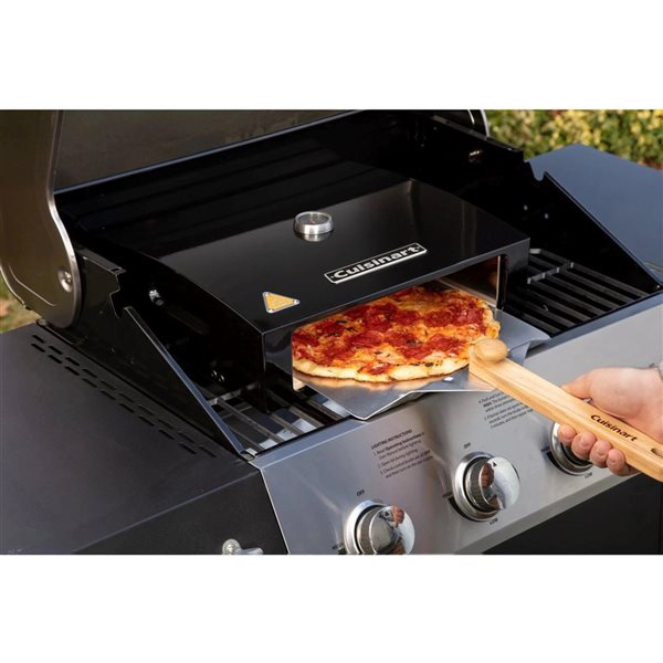 Four à pizza pour gril Cuisinart et pelle en aluminium 12 po