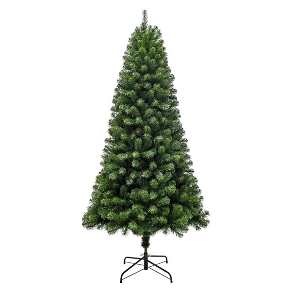 Puleo 7-ft Prelit Oxford Spruce Artificial Christmas Tree w/ 350 LEDs