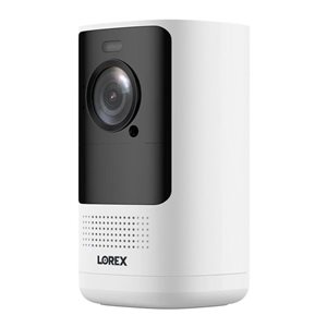 Lorex White 4K Spotlight Battery Wi-Fi Outdoor Security Camera