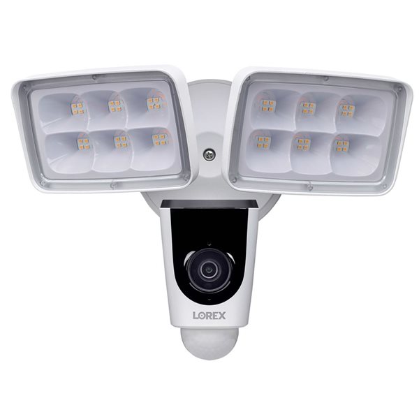 Lorex 1080p Wi-Fi Floodlight Security Camera with dual LED lights (32GB)