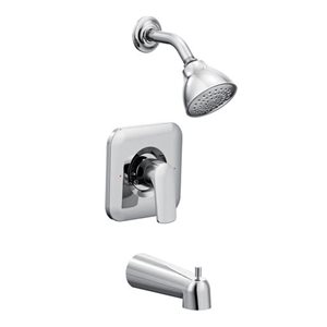 Robinet de bain/douche Posi-Temp Eco-Performance Rizon de MOEN, chrome