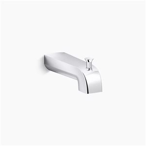 KOHLER Co. Pitch Wall-Mount Brass Diverter Bath Spout - Polished Chrome