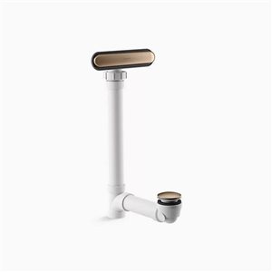 Drain de bain Clearflo de KOHLER avec trop plein 1,5 po, bronze