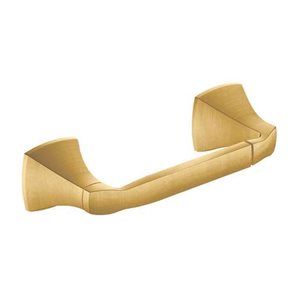 MOEN Voss Brushed Gold Pivoting Toilet Paper Holder