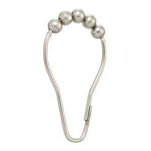 MOEN Brushed Nickel Shower Curtain Rings