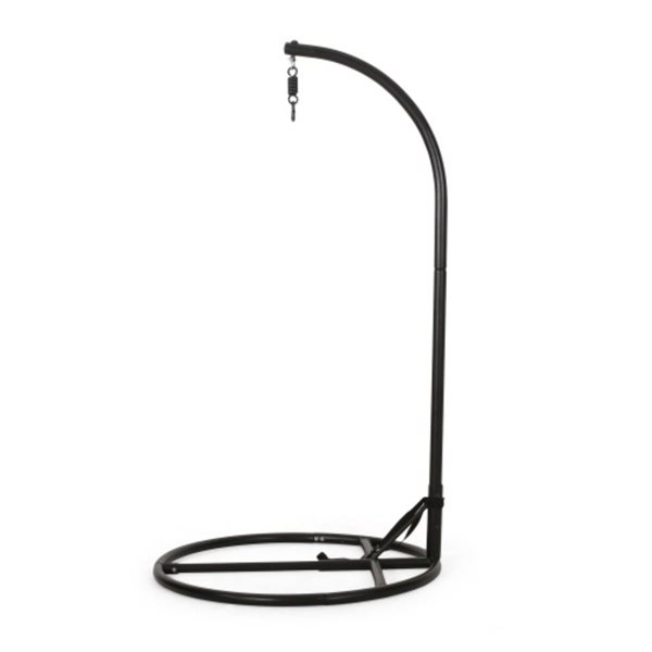 Flynama 44 W x 80-in H Black Metal Outdoor Hanging Chair Stand Only