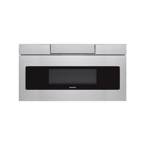 SHARP 30-in 1.2-ft³ Stainless Steel Built-in Microwave Oven Drawer w/ Hidden Control Panel