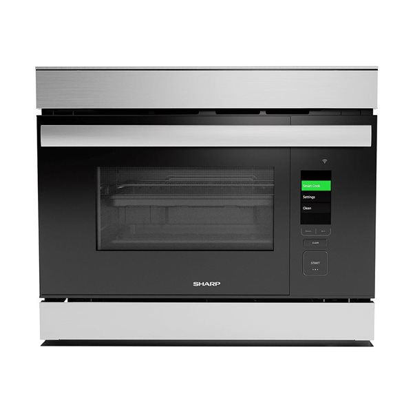 SHARP 24-in W 1.1 ft³ Self-Cleaning Smart Steam and Convection Wall Oven