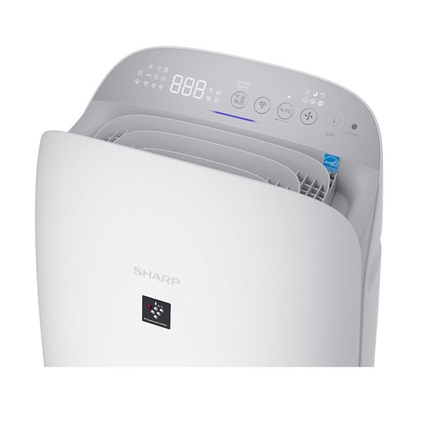 SHARP 4-Speeds 500-ft² Ionic HEPA Filter Smart Air Purifier w/ Built-in Humidifier