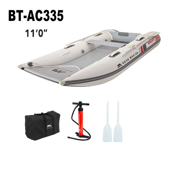 Catamaran gonflable en polyester Aircat par Aqua Marina de 11 pieds