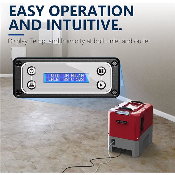 AlorAir LGR 180 Pint Commercial Dehumidifier with Pump