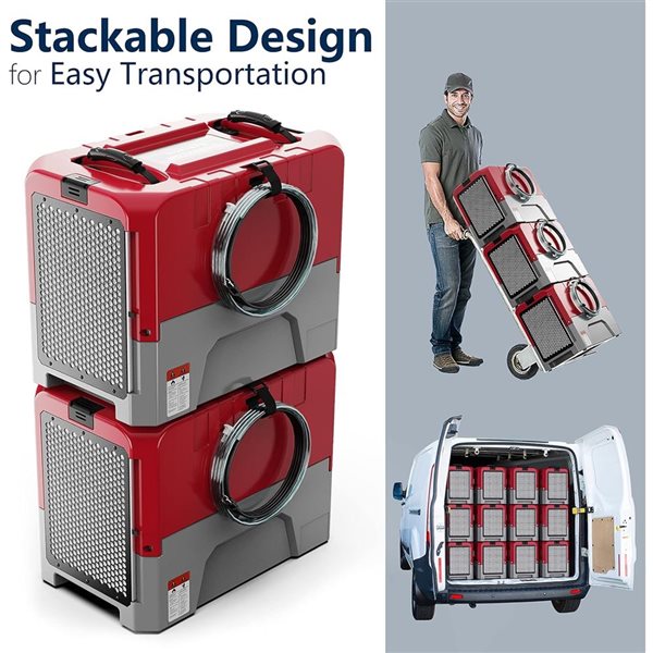 AlorAir LGR 180 Pint Commercial Dehumidifier with Pump